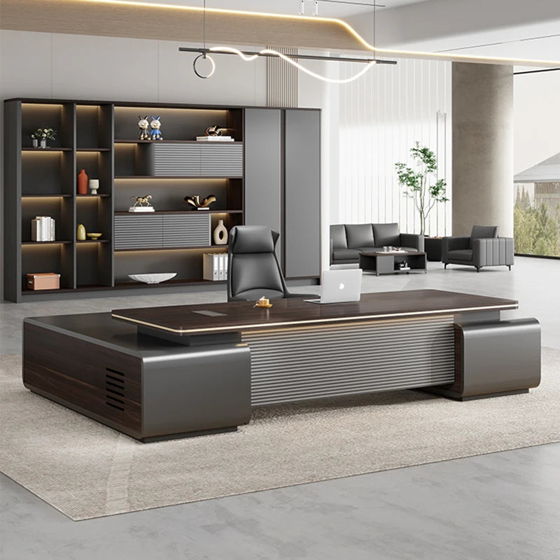 Office Table Desk Modern Corner Workshop Seating Work Multifunction Home Furniture Tavolo Da Lavoro Reception Executive Study