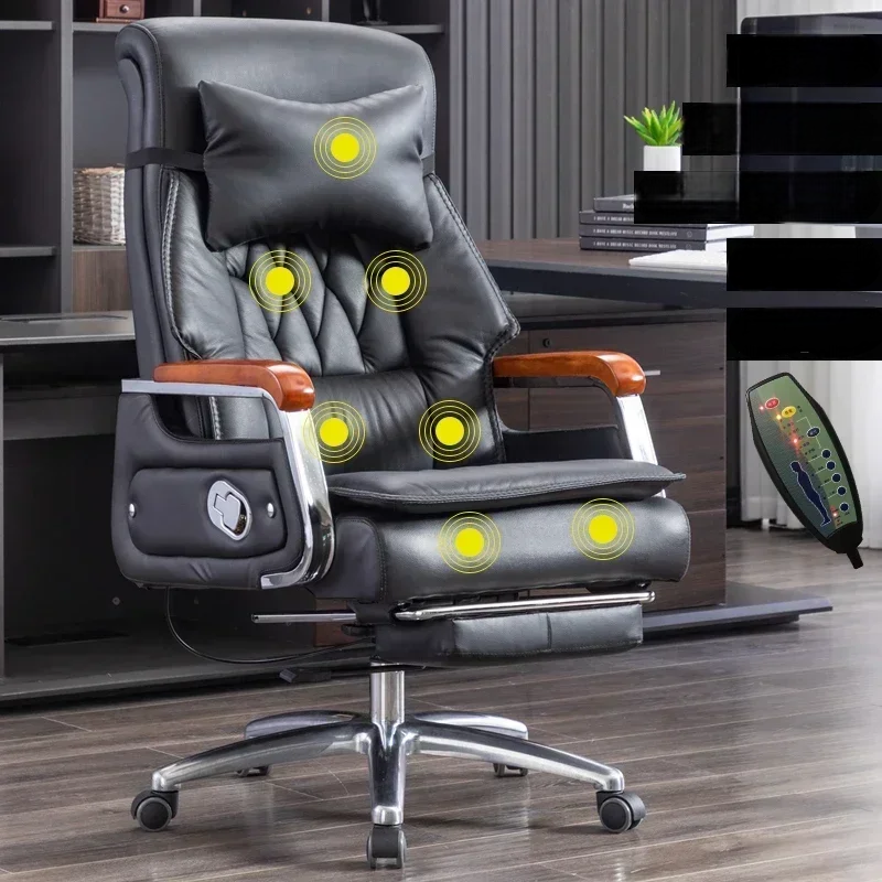 Ergonomic Recliner Office Chairs Desk Massage Executive Designer Armchairs Cushion Massage Silla Escritorio Office Furniture