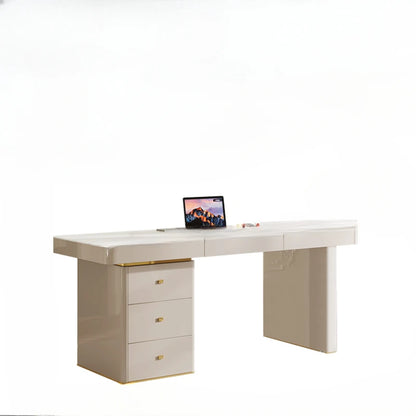 Executive Computer Office Desks Reception Wood Modern Writing Office Desks Luxury Meeting Tafel Oficina Office Furniture WN50OD