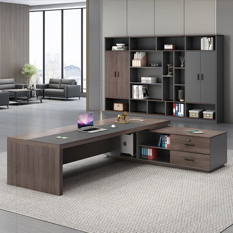 Executive Work Office Desks Reception Writing Meeting Modern Office Desks Laptop Desktop Stolik Tavolo Office Furniture WN50OD