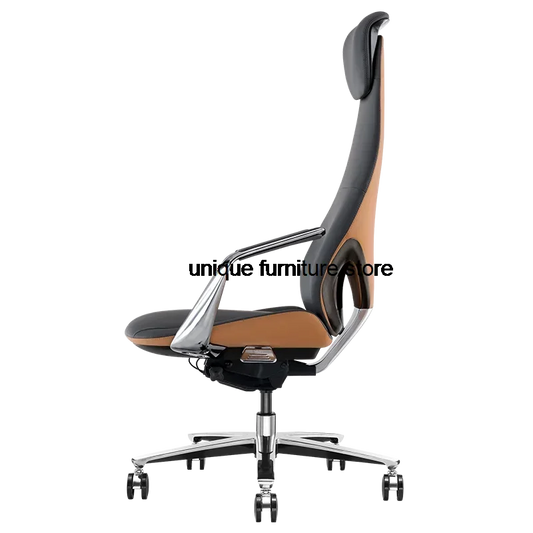 Luxury Reading Design Office Chairs Mobile Ergonomic Individual Leather Desk Chair Executive Silla Escritorio Furniture SY50OC