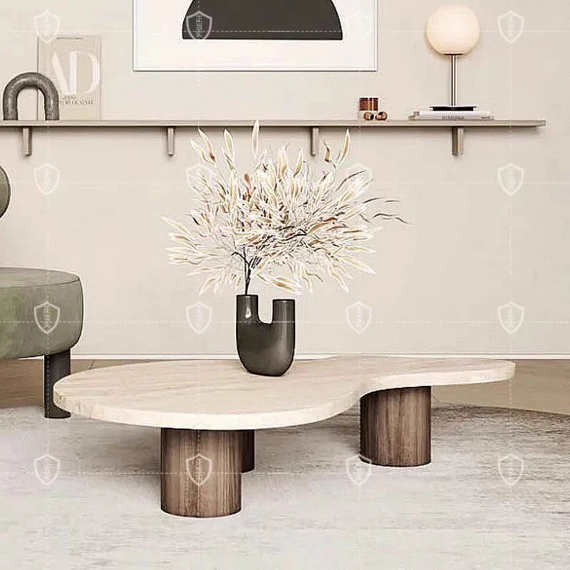 Luxury Round Coffee Table Living Room Mobile Tea Table Modern Design Console Table Basse Moderne Pour Salon Nordic Furniture