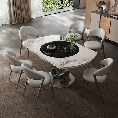 Coffee Extendable Dining Room Sets Dinner Restaurant Bar Chairs Kitchen Table Hotel Luxury Conjuntos De Comedor Home Furniture