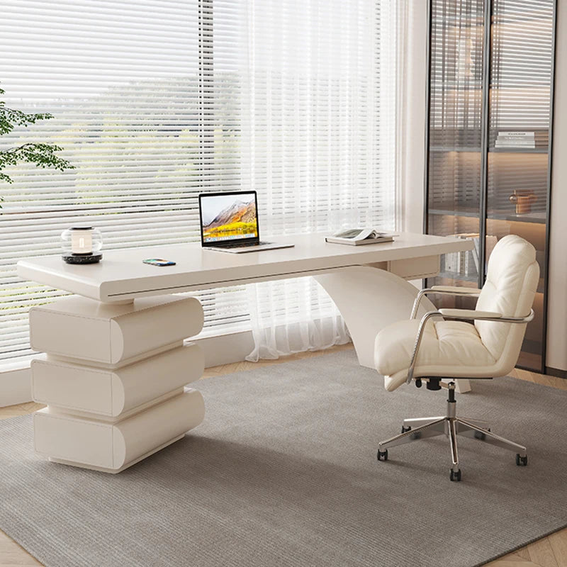 Work Student Office Desk Setup Modern Boss Console Office Table Computer Makeup Meeting Escrivaninha Media Console Furniture