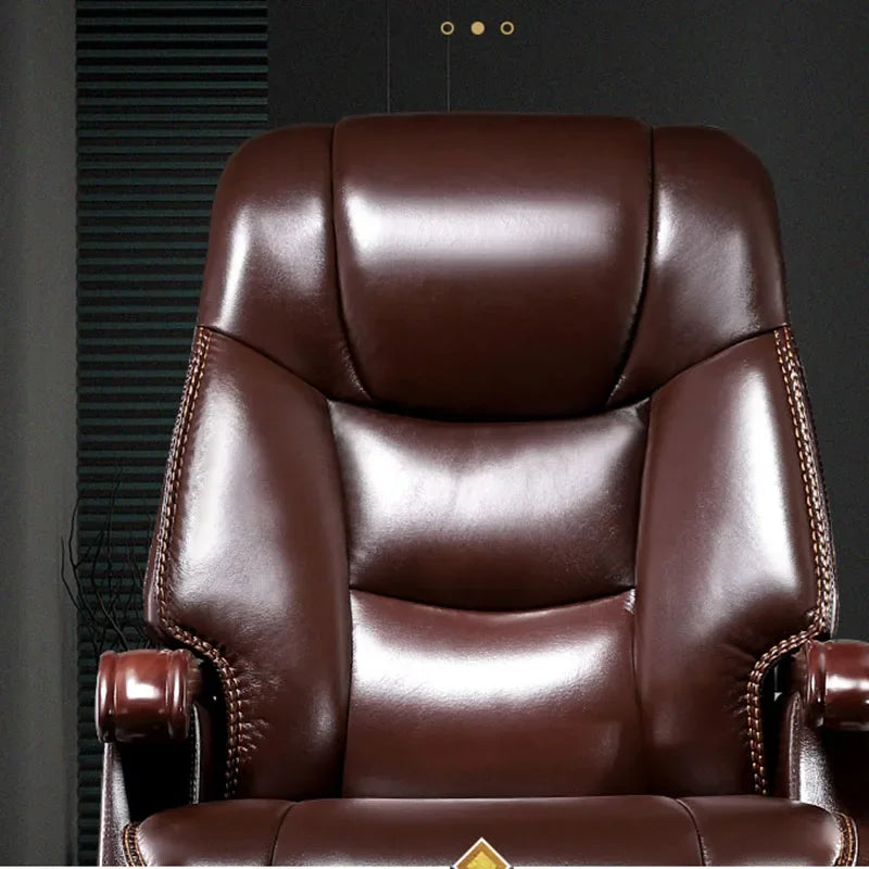 Work Lounge Office Chairs Chaise Leather Designer Rolling Comfy Executive Computer Chair Desk  Gamer Luxury Furniture