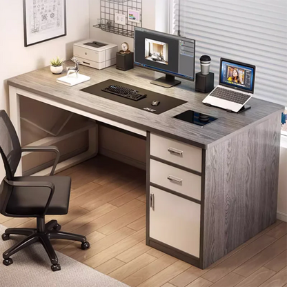 Wood Computer Office Table Storage Adults Bedroom Gaming Office Table Drawers Executive Escritorios De Oficina Furniture