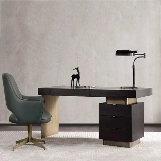 Italian Luxury Boss Table Executive Storage Nordic Computer Desk Table Modern Escritorio Plegable De Pared Office Furniture