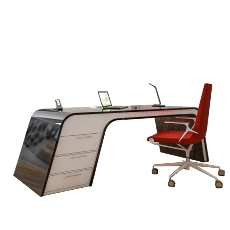 Student Console Drafting Table Study Drawers Executive Conference Boss Table Computer Modern Lap Tisch Media Console Furniture